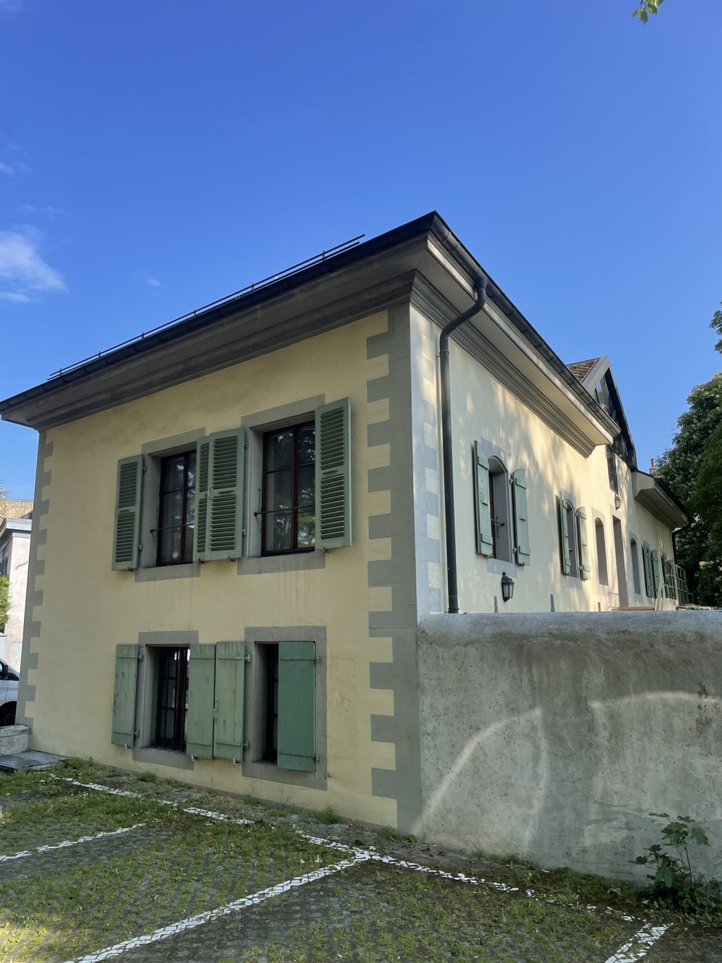Travaux de façade — Mairie de Versoix — Versoix, Genève